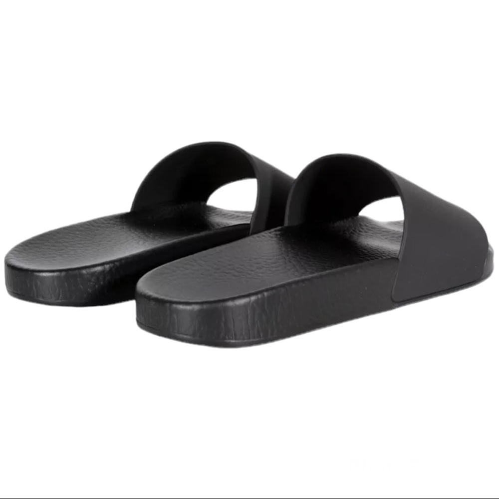 Polo Ralph Lauren Signature Pony Slide Black & Red - Picture 2 of 5